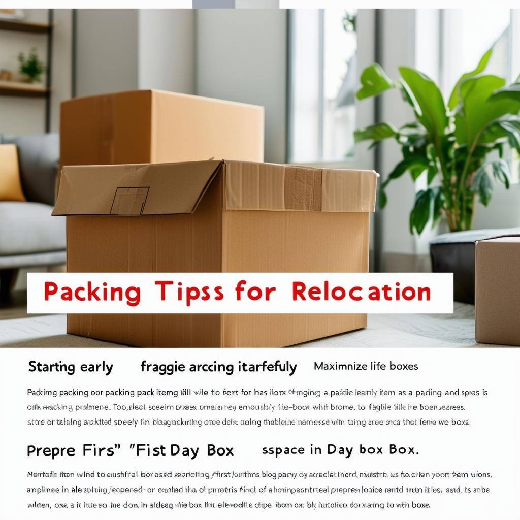 Packing Tips for your relocation